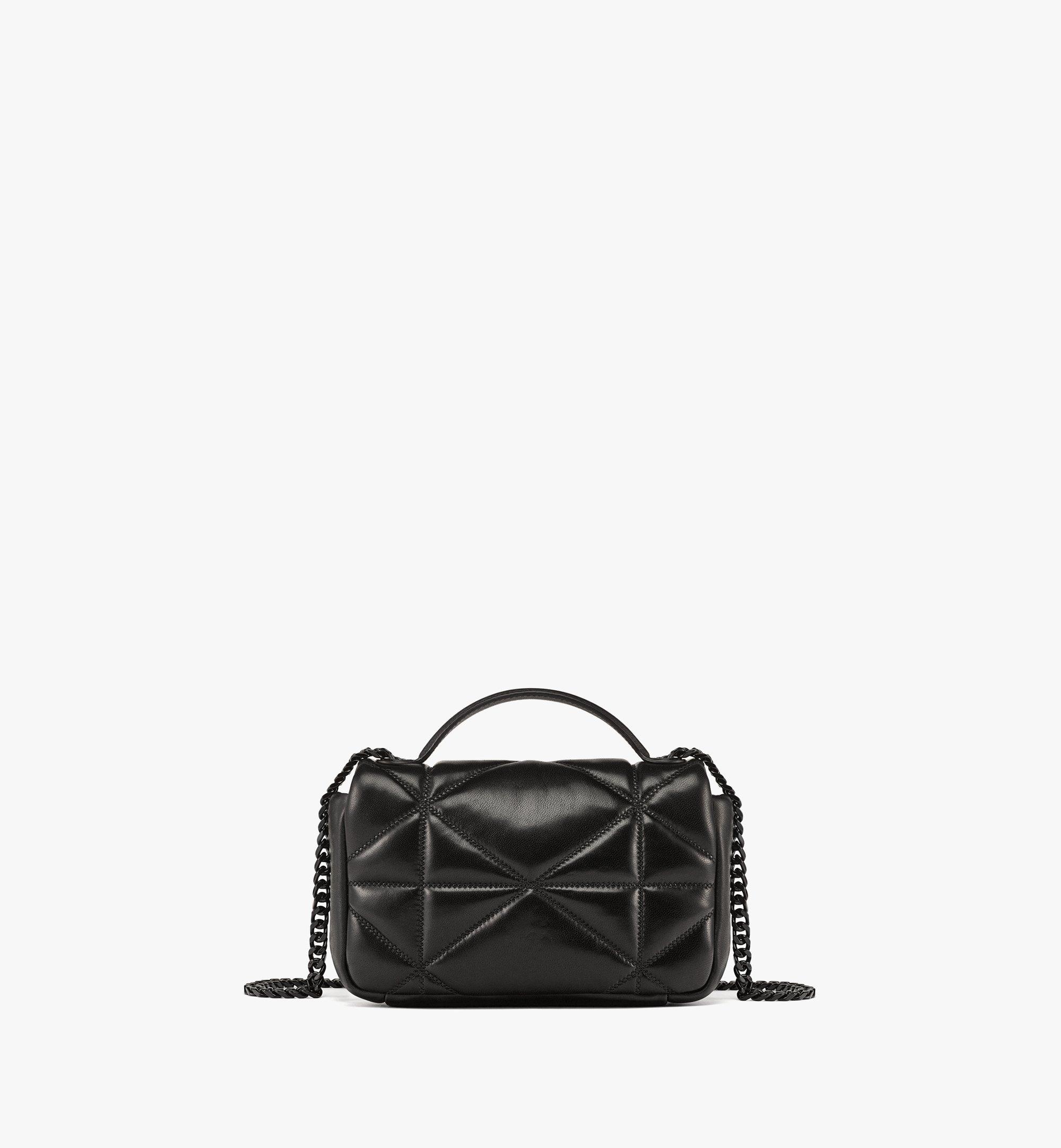 Travia Satchel in Cloud Quilted Leather - 5