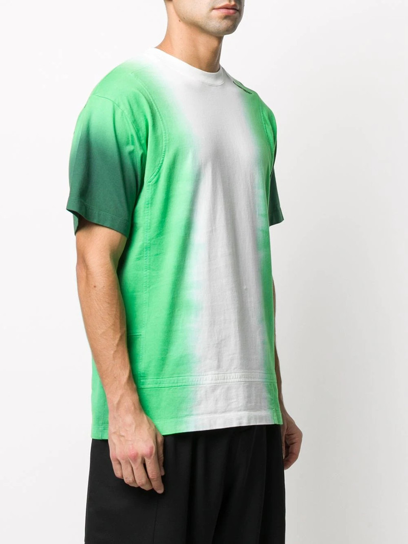 short sleeve gradient print T-shirt 4