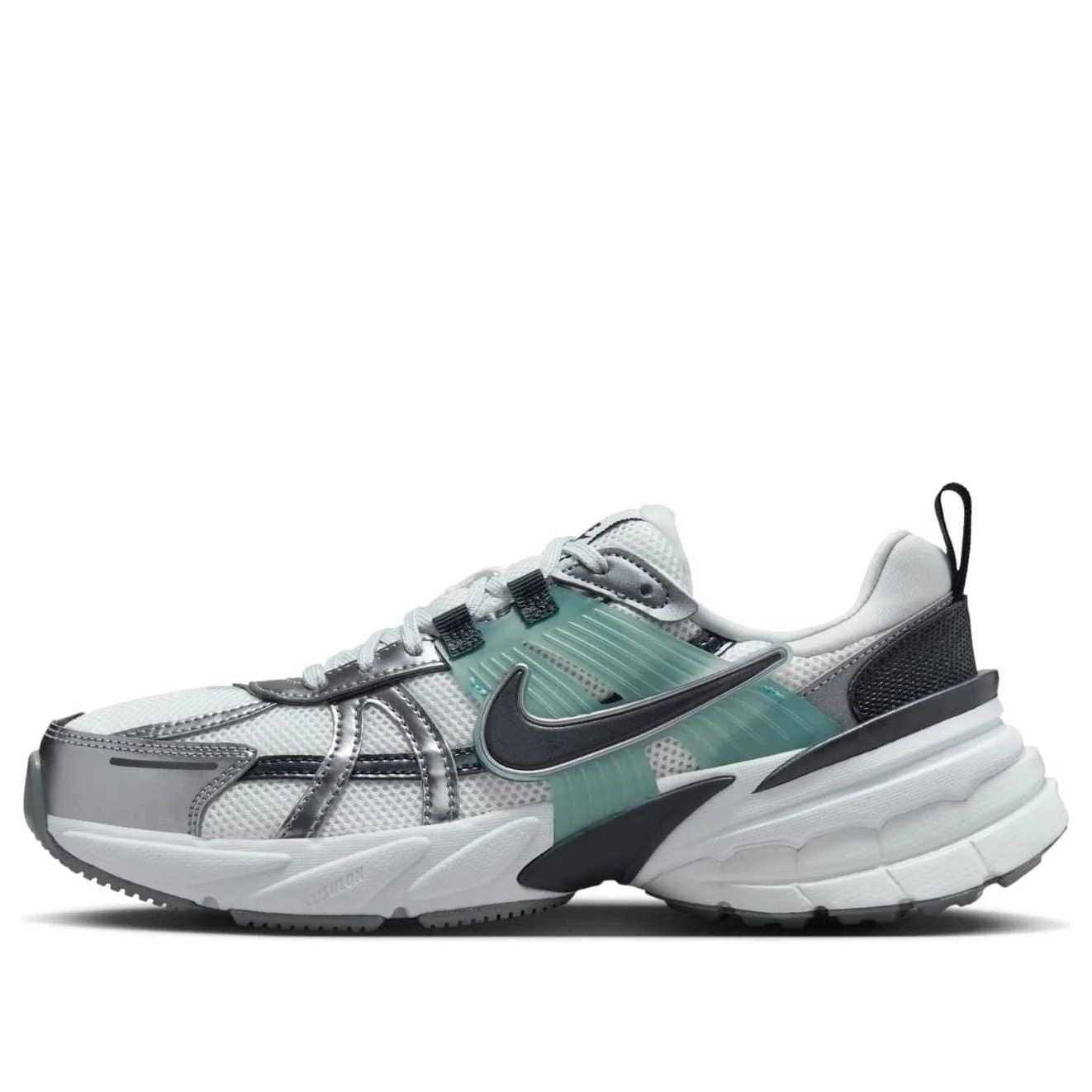 (WMNS) Nike V2K Run 'Summit White Dark Obsidian' HQ3484-121 - 1