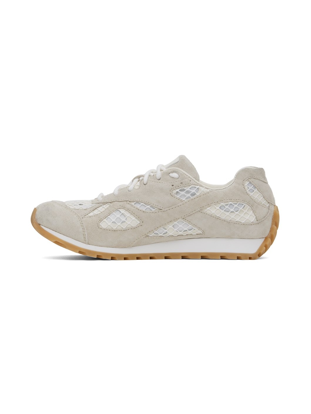White & Gray Orbit Sneakers - 3