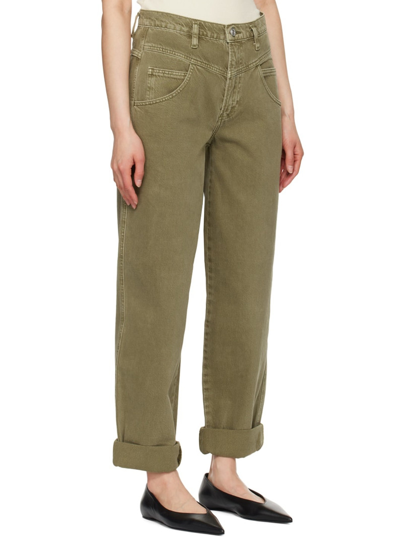 Khaki 90's Utility Loose Jeans 2