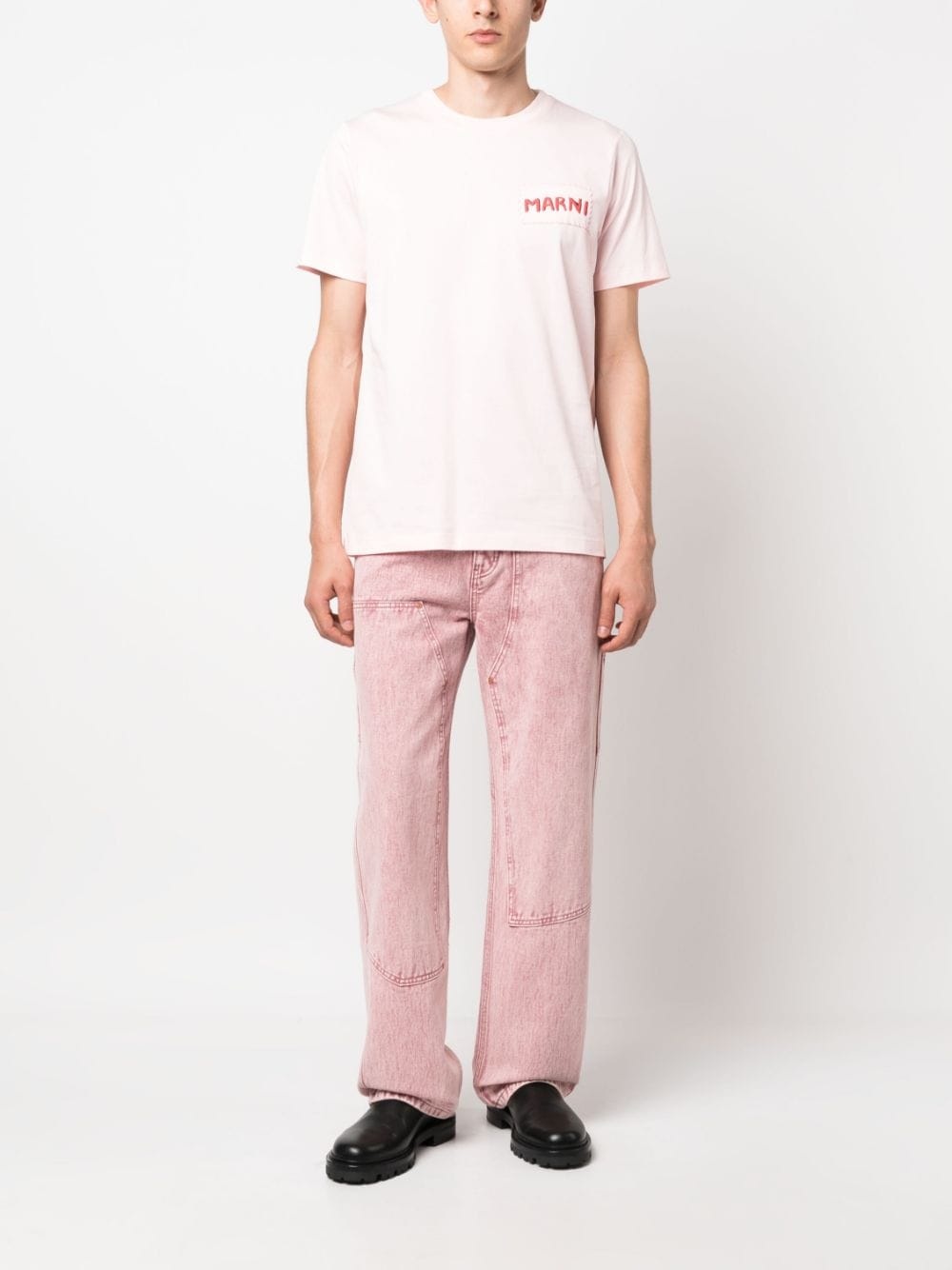 logo-print cotton T-shirt - 2