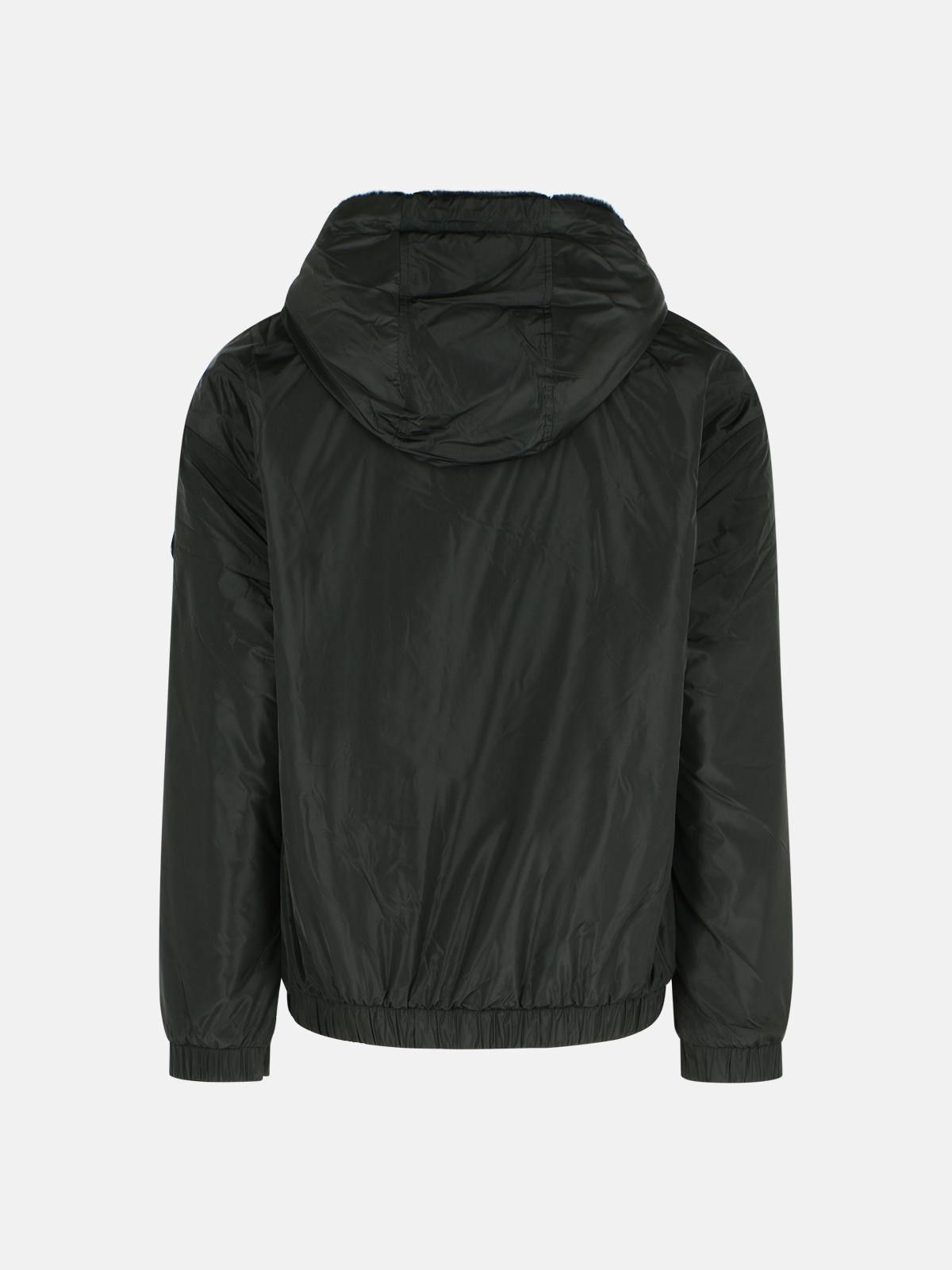 'BORDER BUNNY' REVERSIBLE BLACK POLYESTER SWEATSHIRT - 3