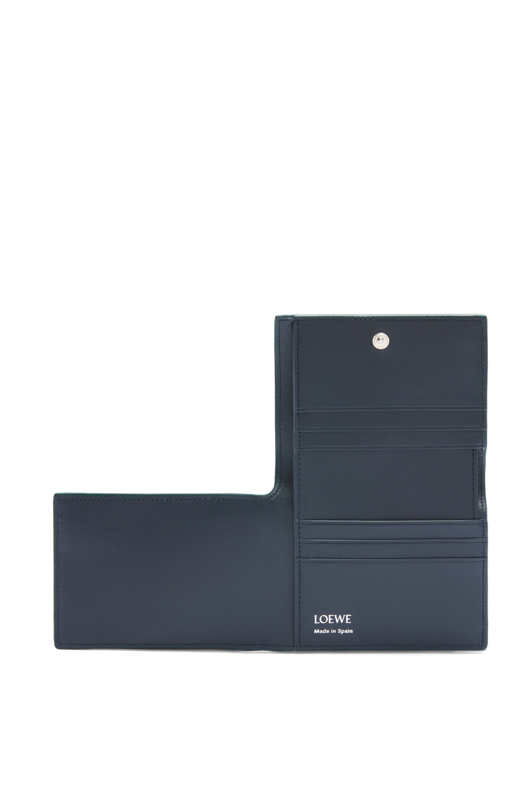Folded wallet in shiny nappa calfskin - 2
