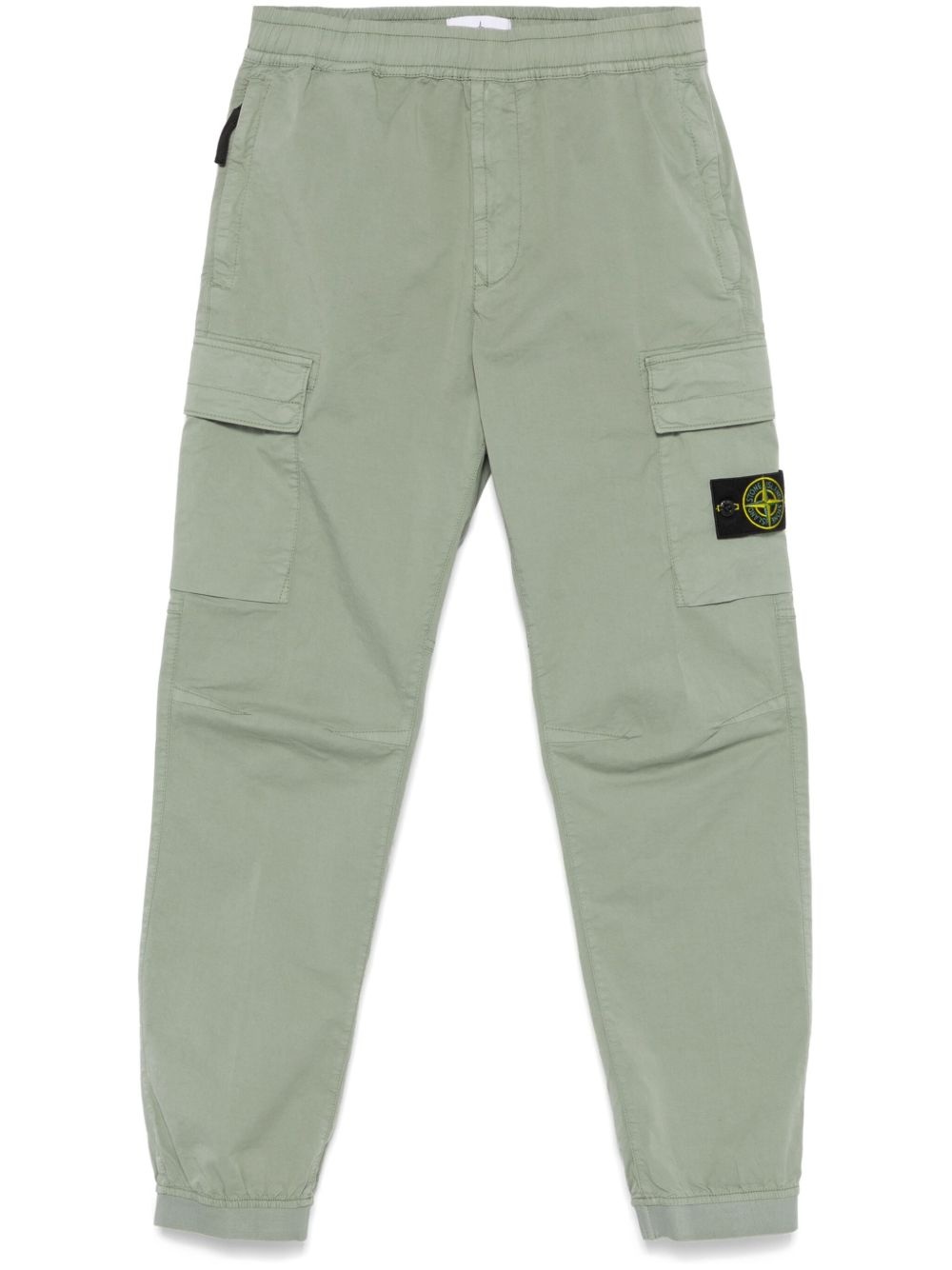 twill-weave cargo pants - 1