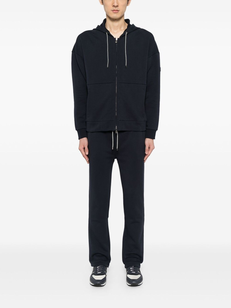 CORNELIANI straight-leg cotton track pants outlook