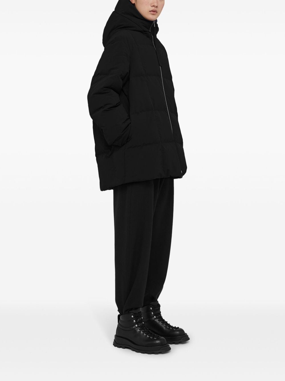 quilted down jacket - 3