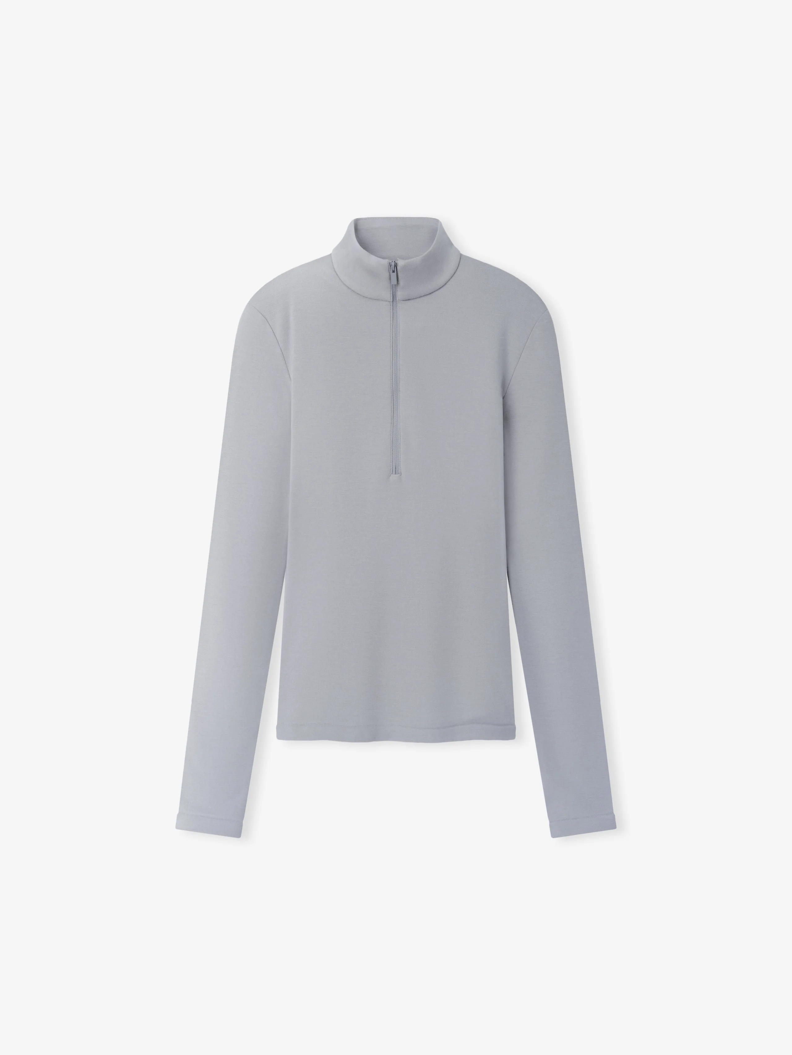 Womens Half Zip Mockneck - 1