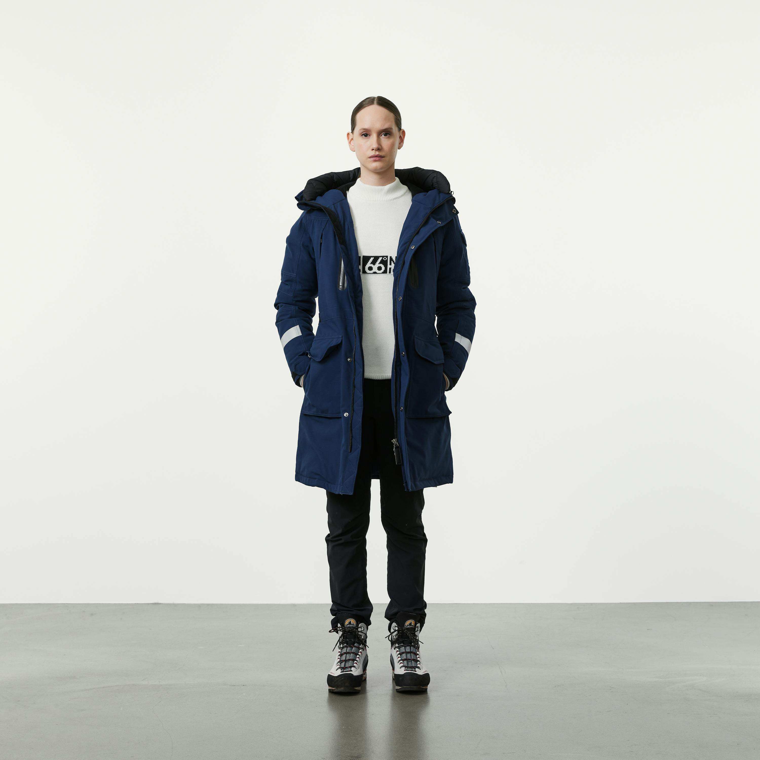 Jökla Arctic professional down parka with hood trim - 10