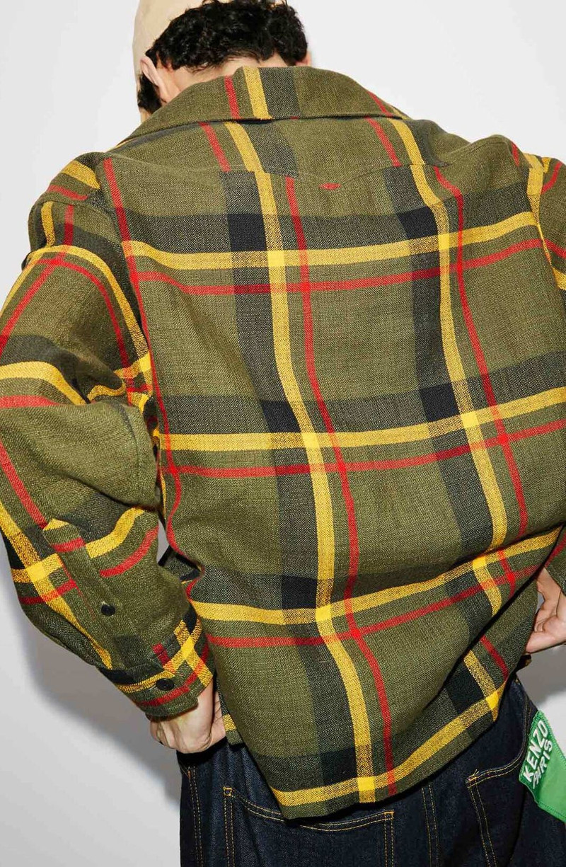 Checked oversized shirt 6