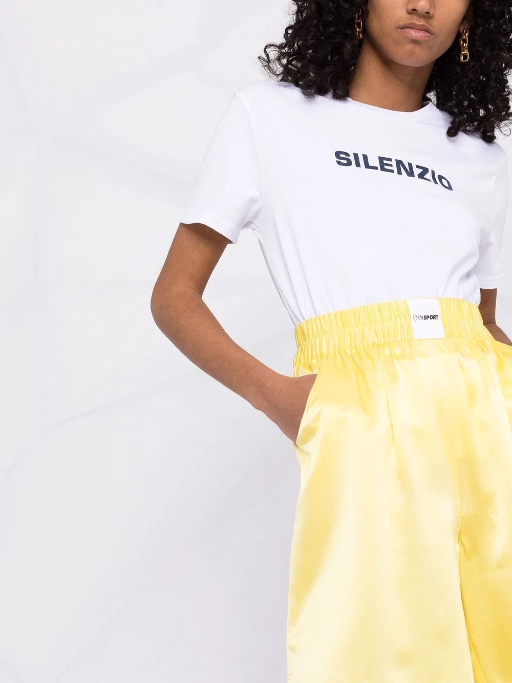 Silenzio print T-shirt - 10
