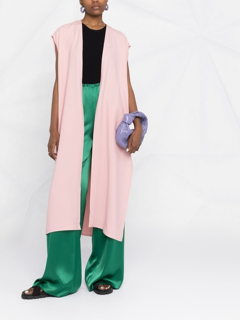 Valentino side-slit open vest outlook