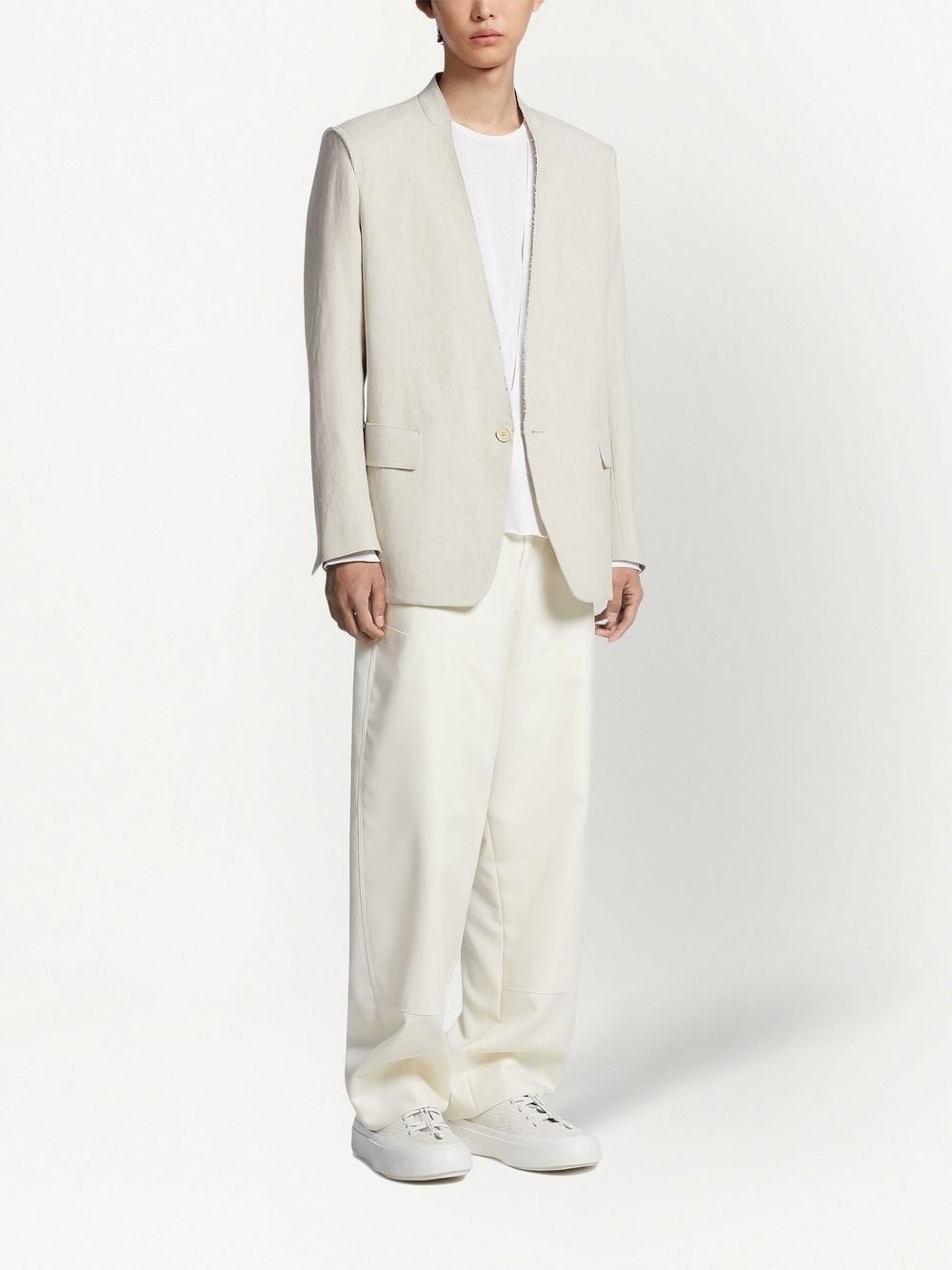 Pure Linen Fashion Show jacket - 2