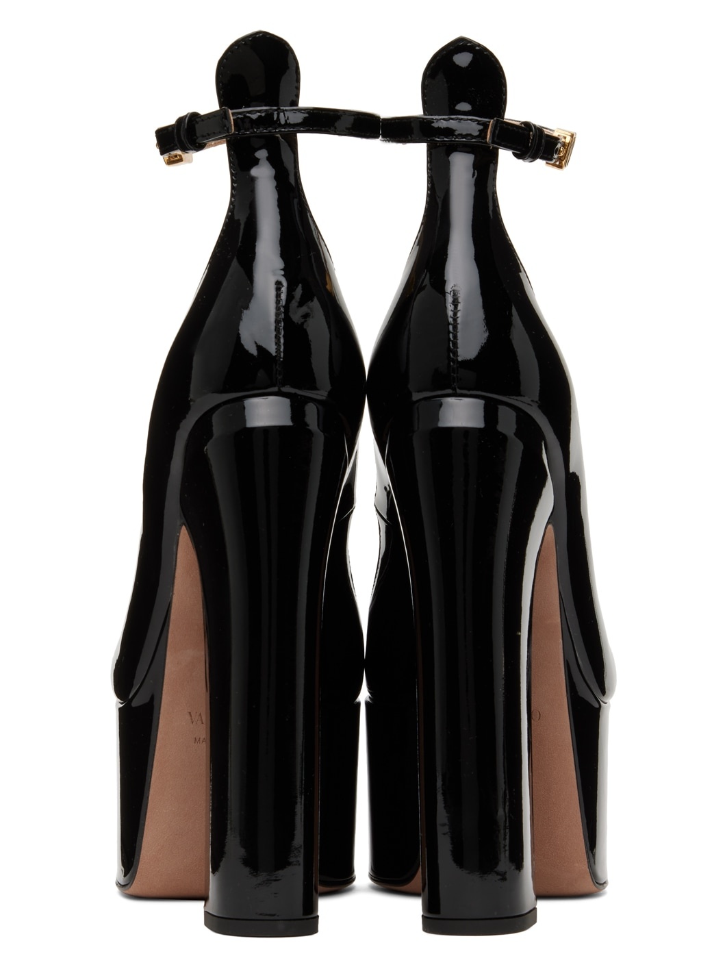 Black Tan-Go Platform Pumps - 2