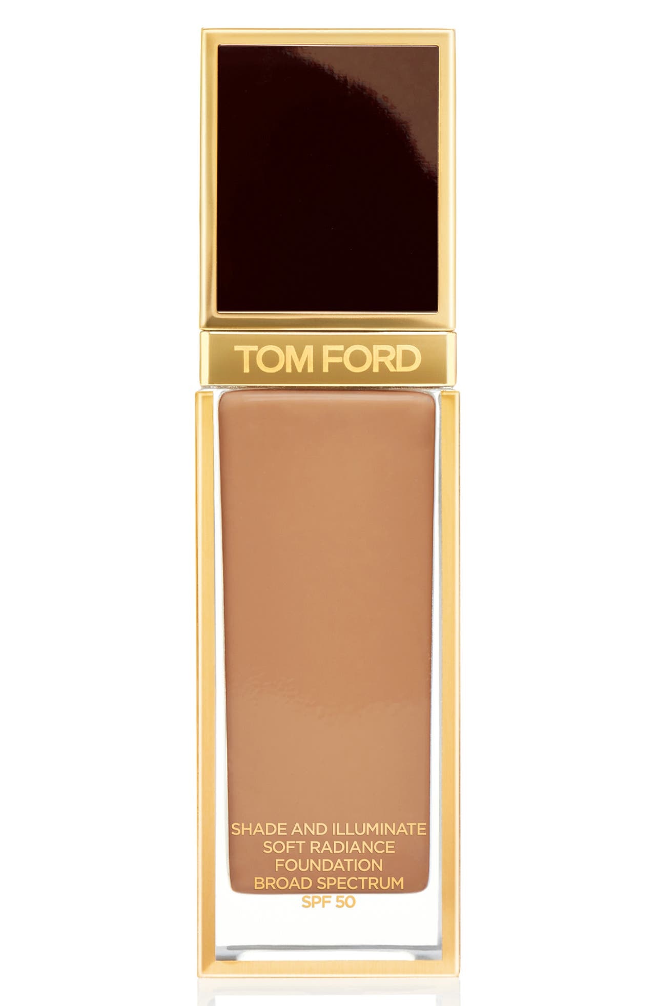 TOM FORD Shade and Illuminate Soft Radiance Foundation SPF 50 in 9.5 Warm Almond at Nordstrom - 1