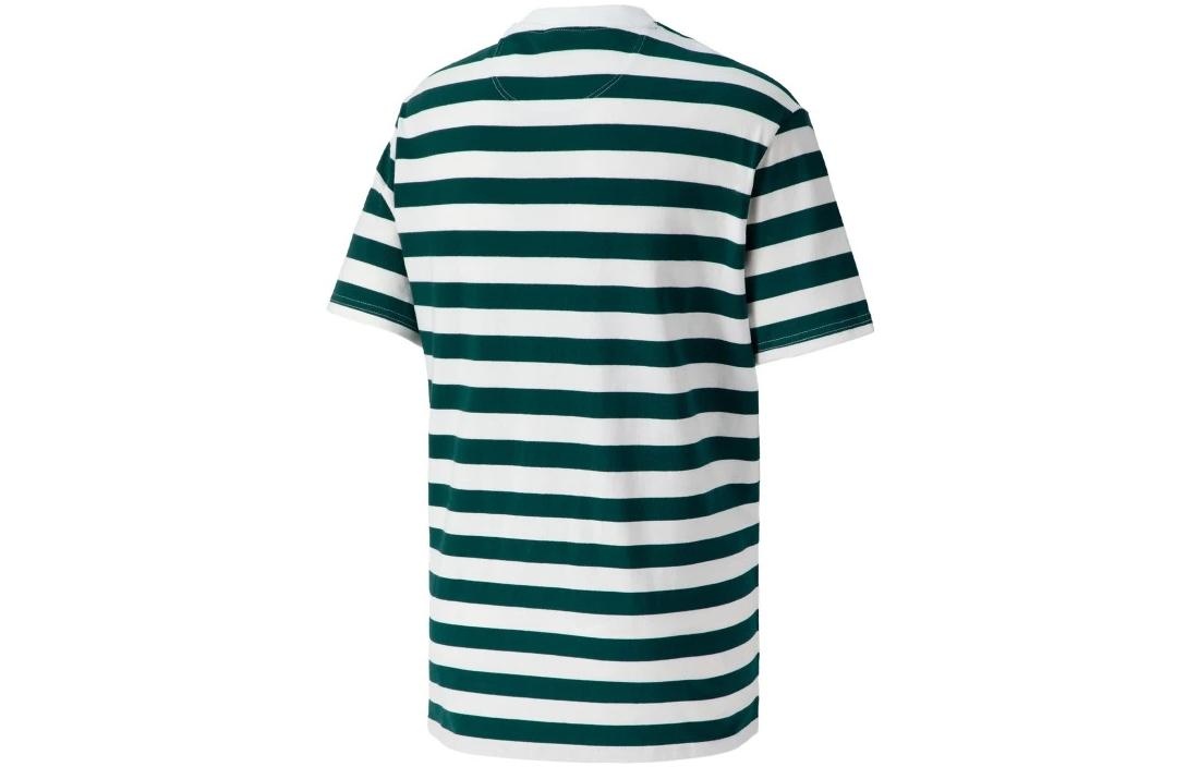 PUMA MMQ Striped T-Shirt 'Green' 537510-24 - 2