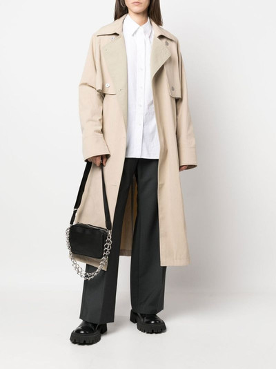 Y's leather cross-body bag outlook