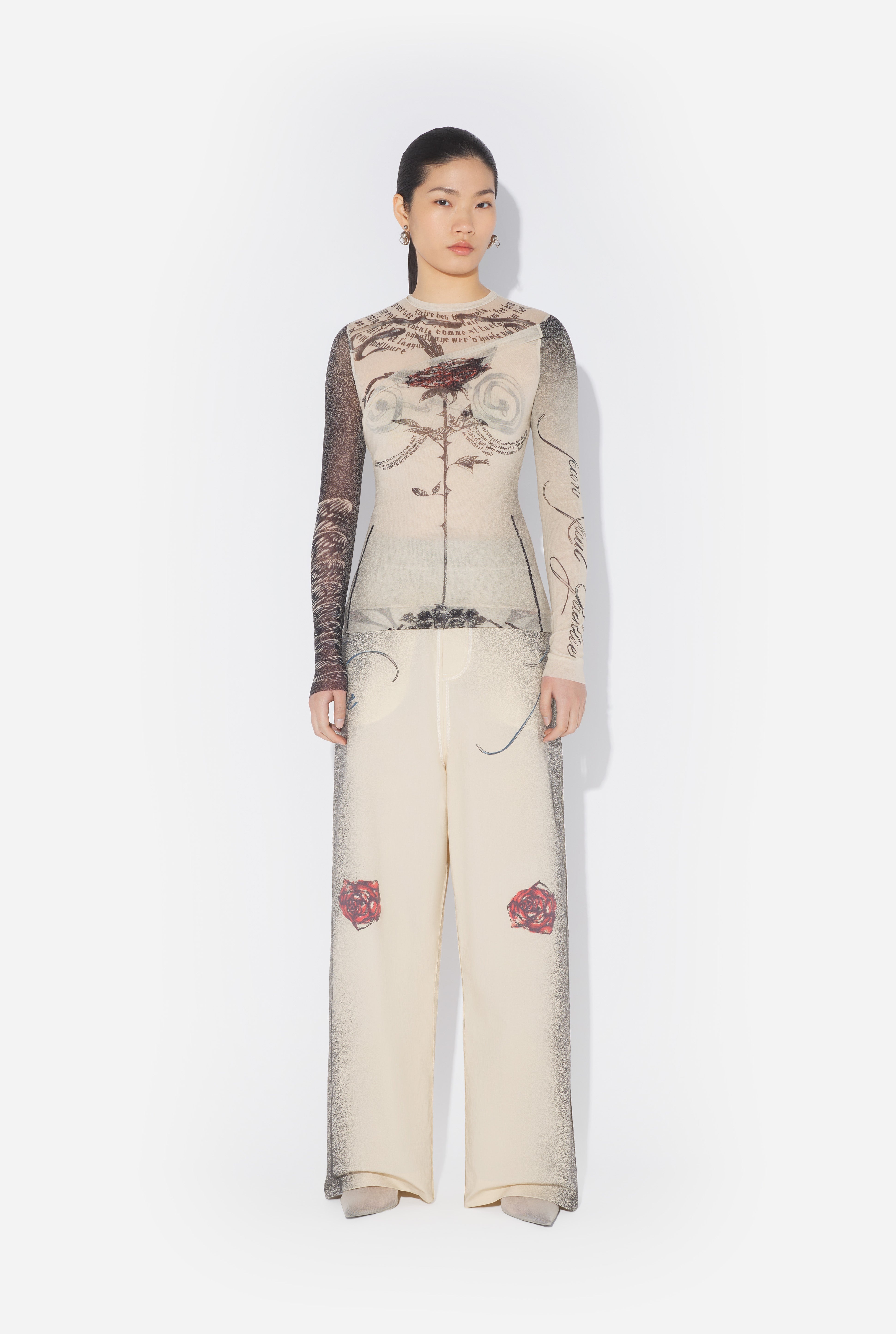 THE “TATTOO ROSE AND BIRD” TOP - 2