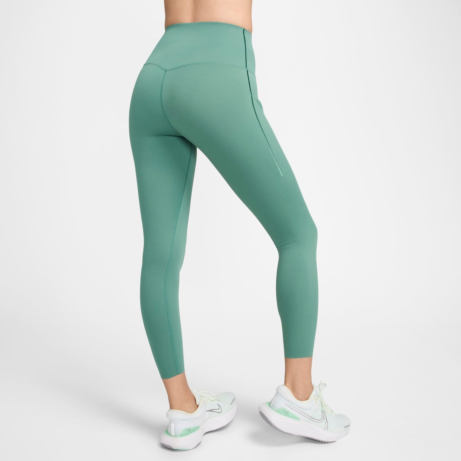 (WMNS) Nike Universa Medium-Support High-Waisted 7/8 Leggings 'Green' DQ5898-362 - 2