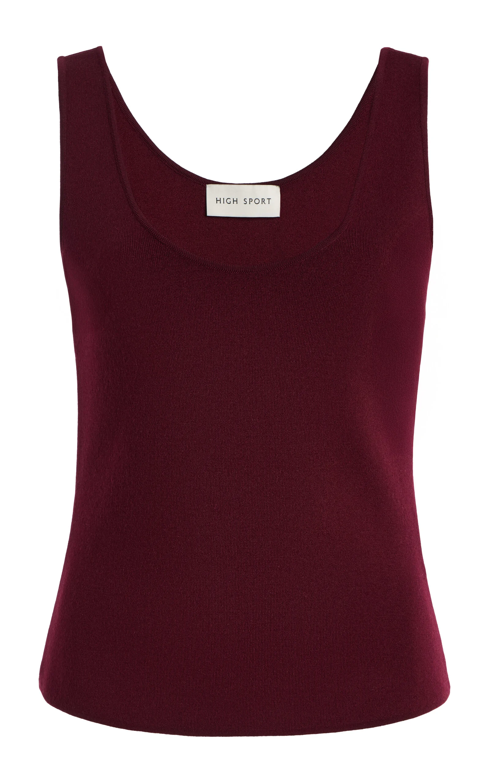Exclusive Wool Tank Top burgundy - 1