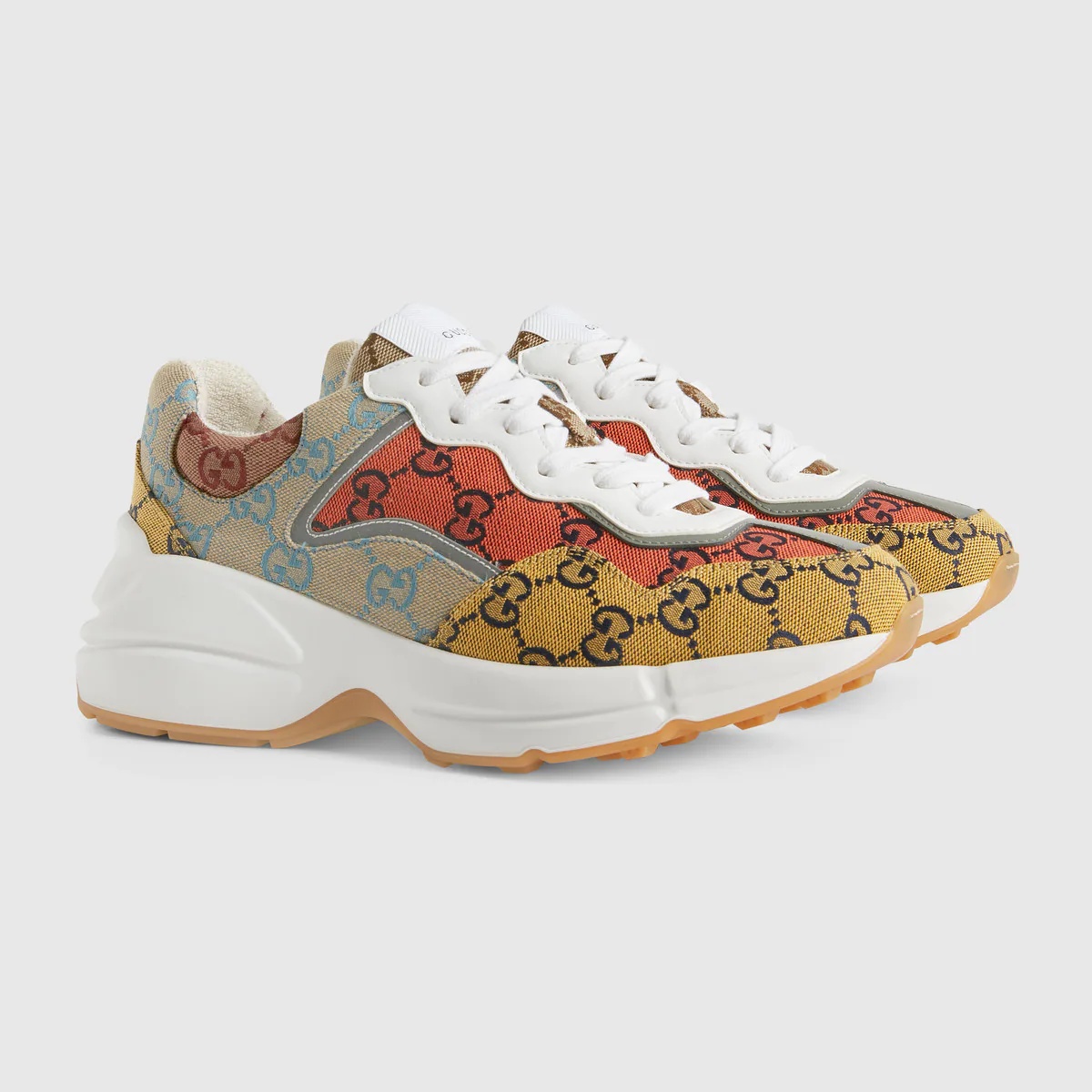 Women's Rhyton GG Multicolor sneaker - 2