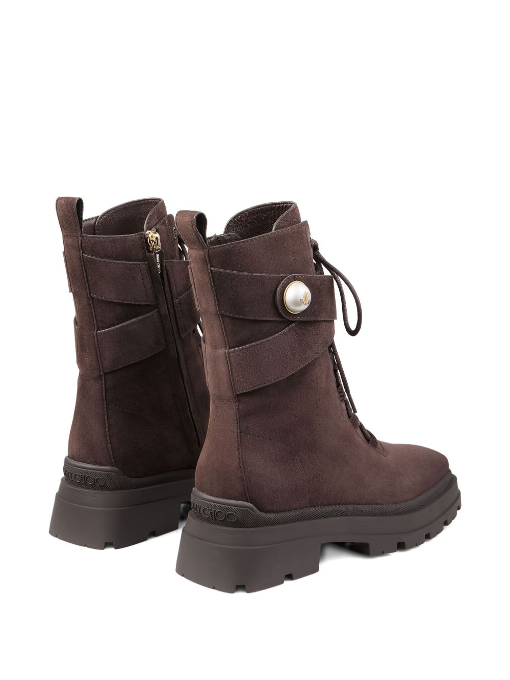 45mm Noemi lace-up combat boots - 3