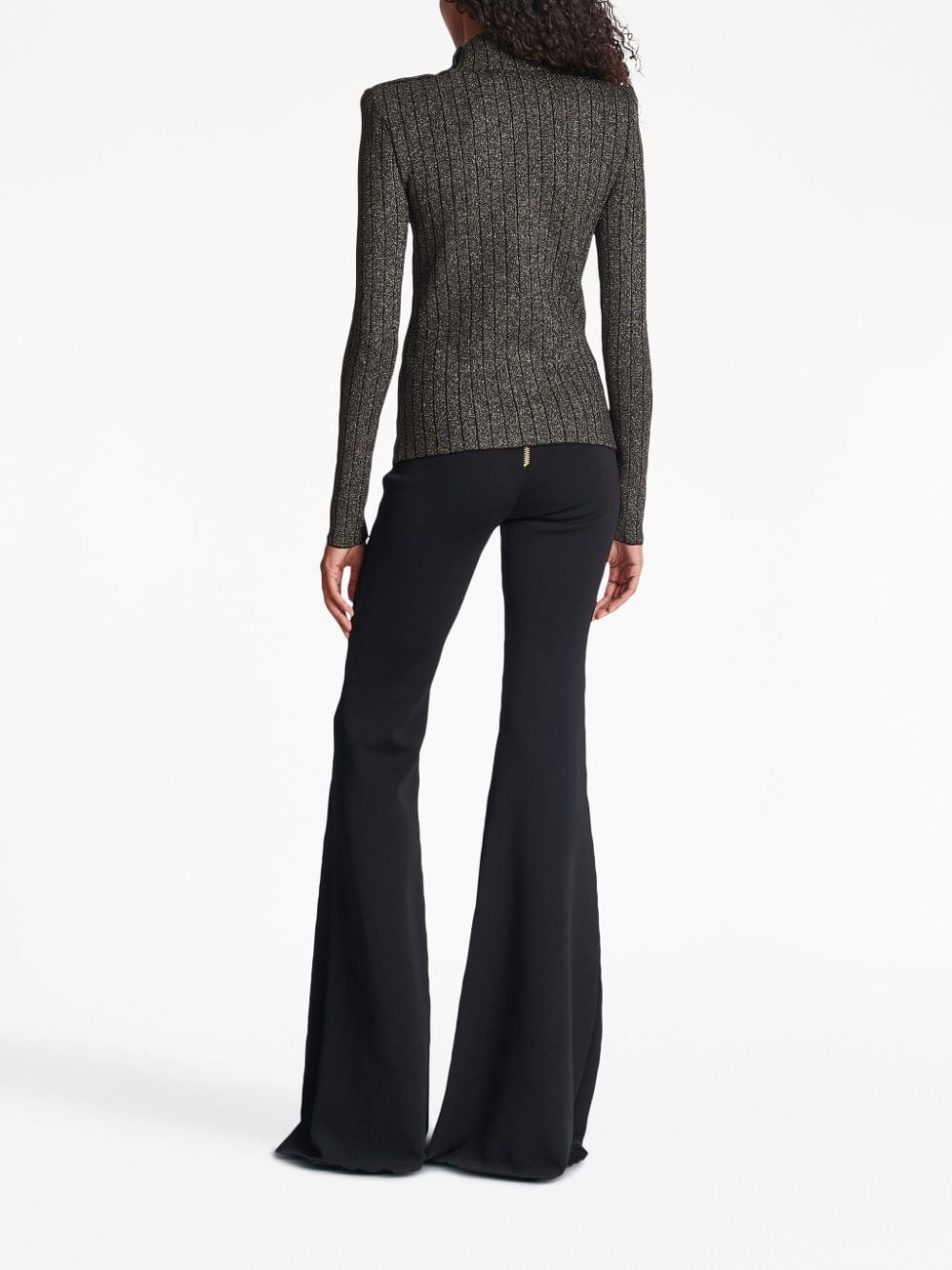 long-sleeve knitted jumper - 4