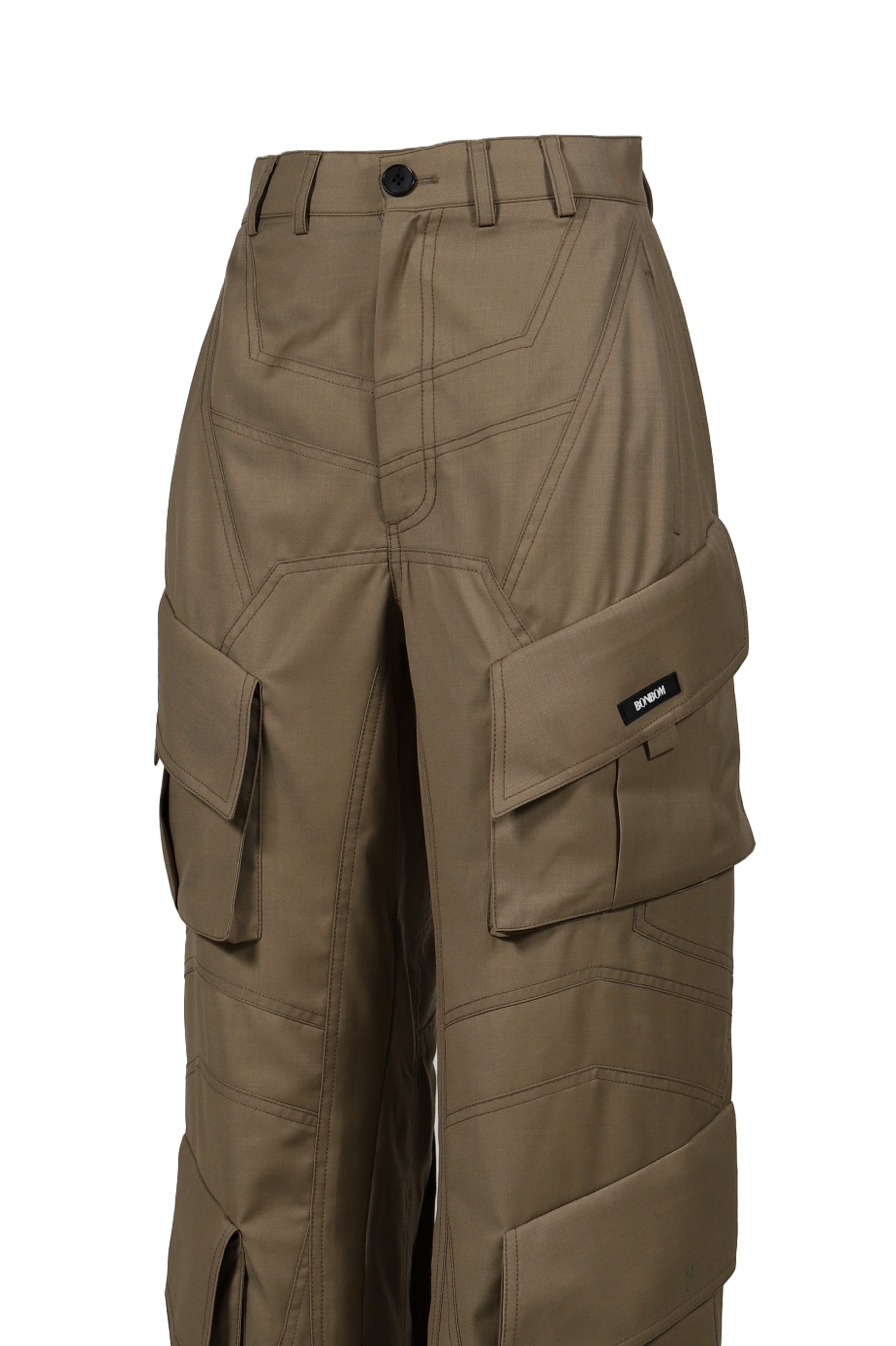 ROSE CARGO PANTS / BEIGE - 4