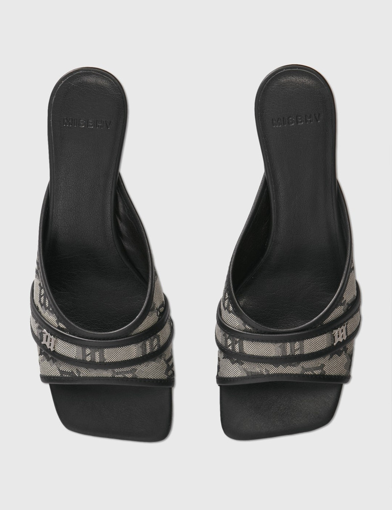 SASHA SLIP ON SANDAL MONOGRAM 3