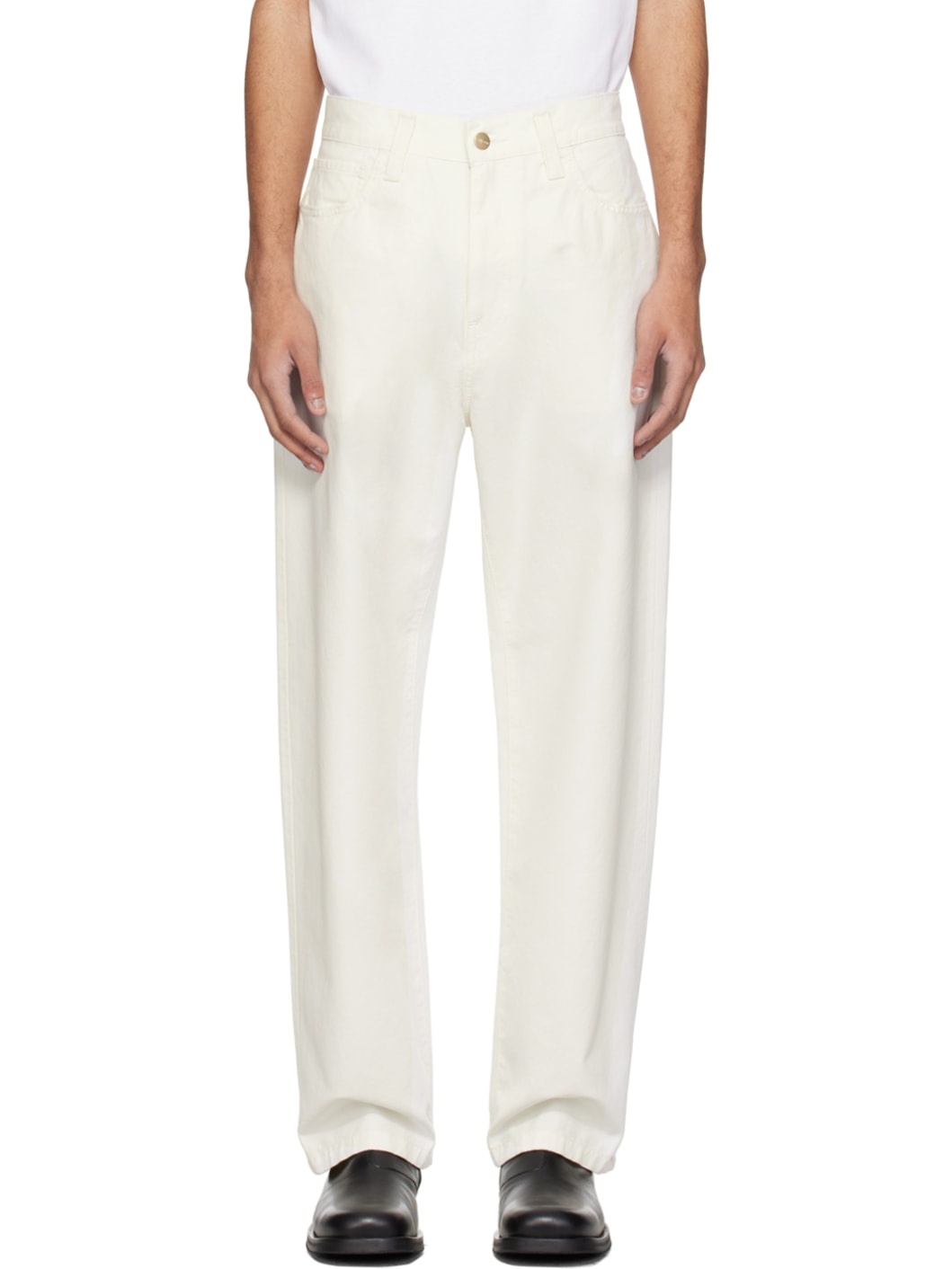 White Landon Trousers - 1