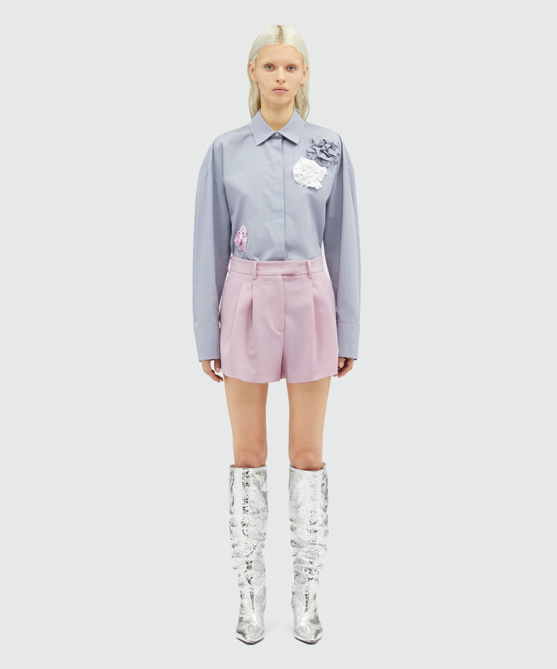 MSGM Virgin wool shorts outlook