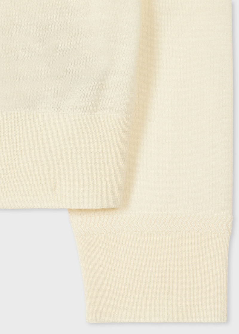 Paul Smith Women's Cream Washable Merino Wool 'Signature Stripe' Cardigan outlook