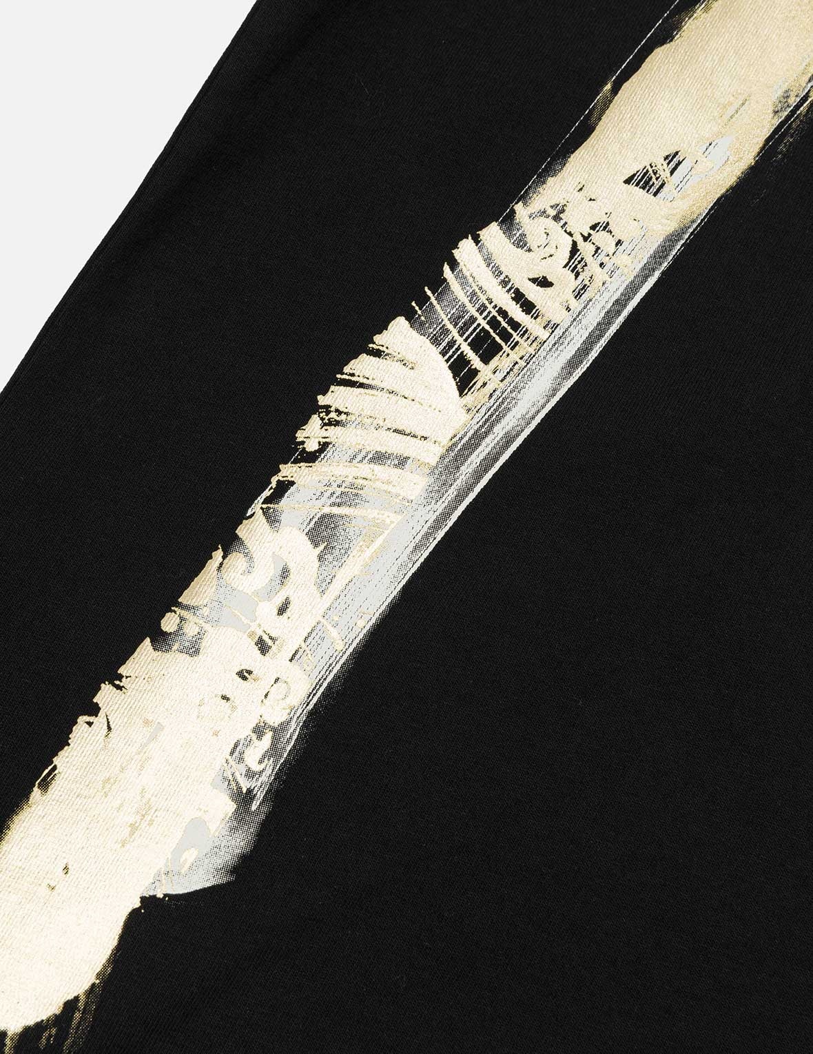 Artistic Brush Daicock Print Relax Fit T-Shirt - 6
