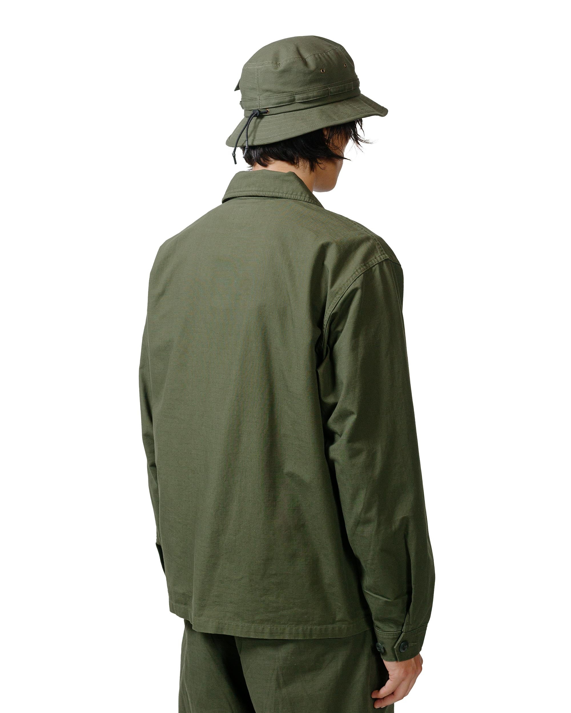 Lost & Found MIL SHT-JAC Cotton Ripstop Olive - 3