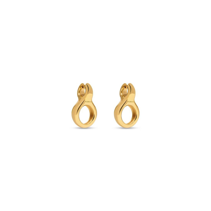 BALENCIAGA Women's Bold Earrings  in Gold outlook