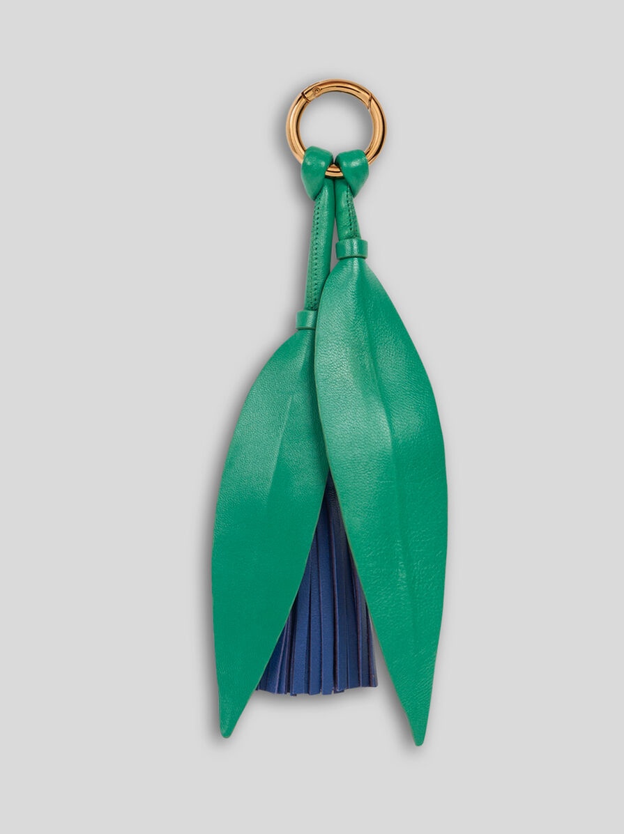 CHARM WITH TASSEL AND LEAVES - 2