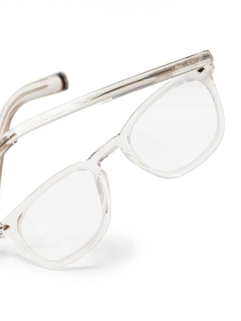 transparent square-frame glasses 3