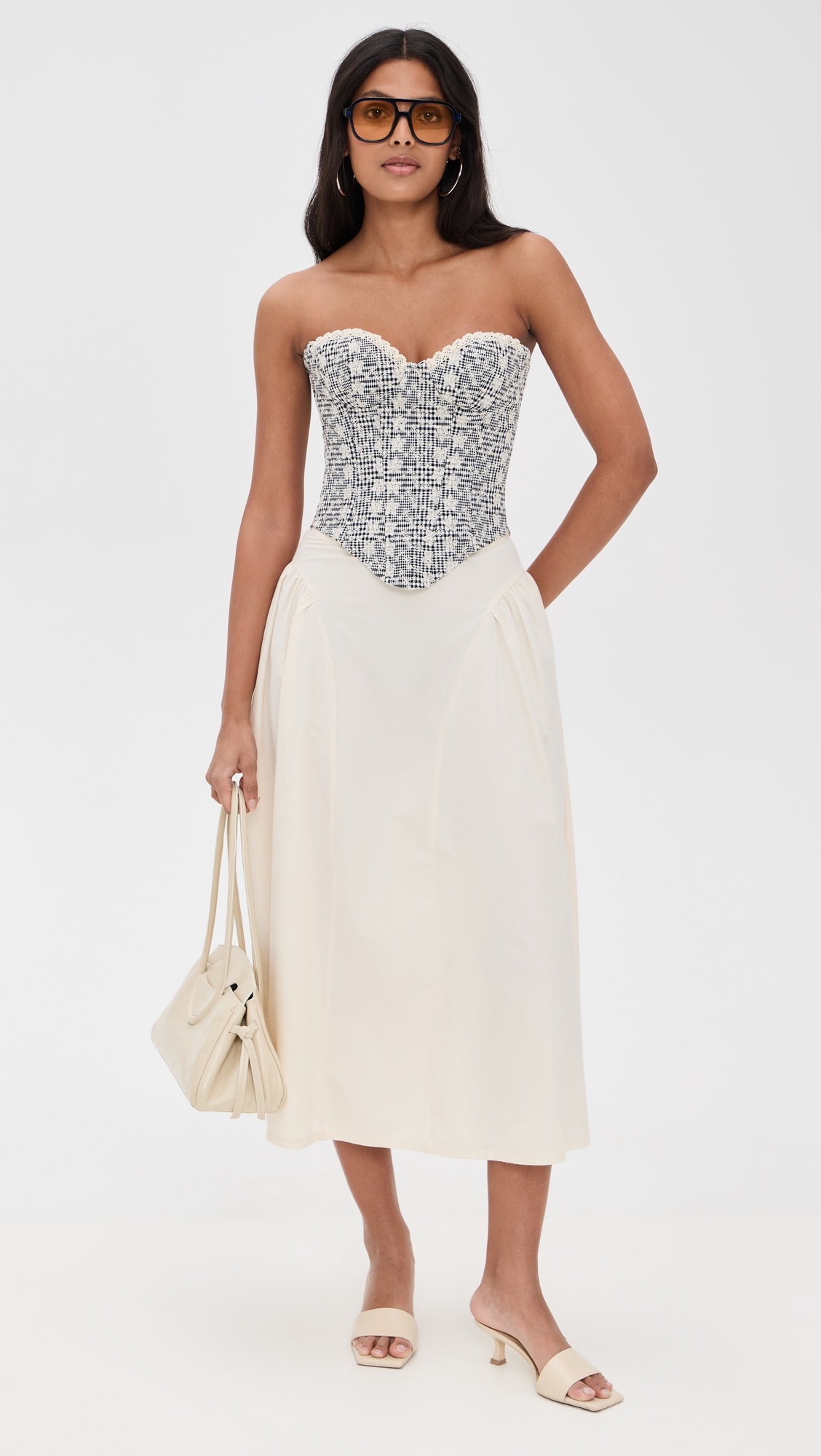 Genevieve Gingham Bustier - 4