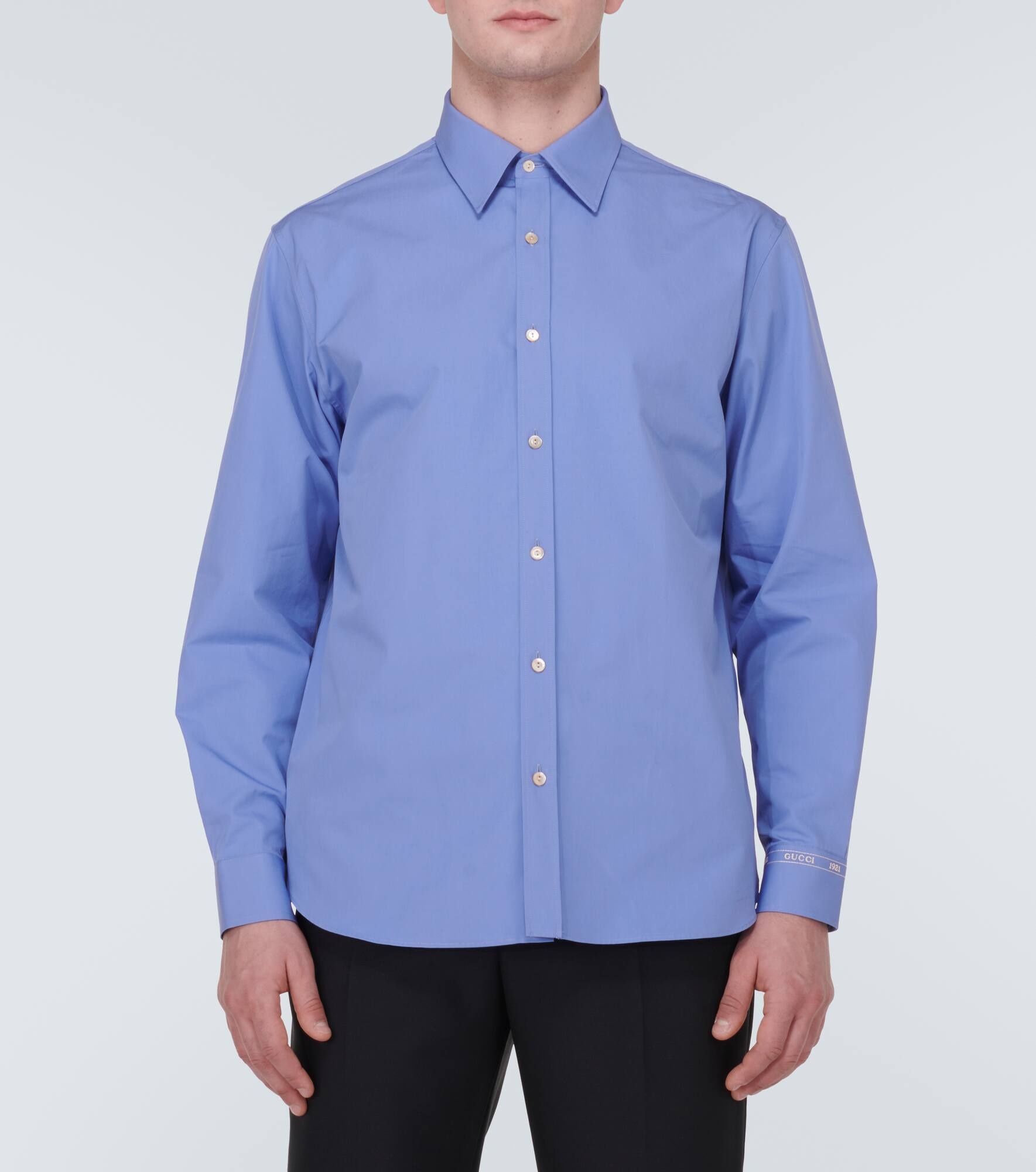 Cotton poplin shirt - 3