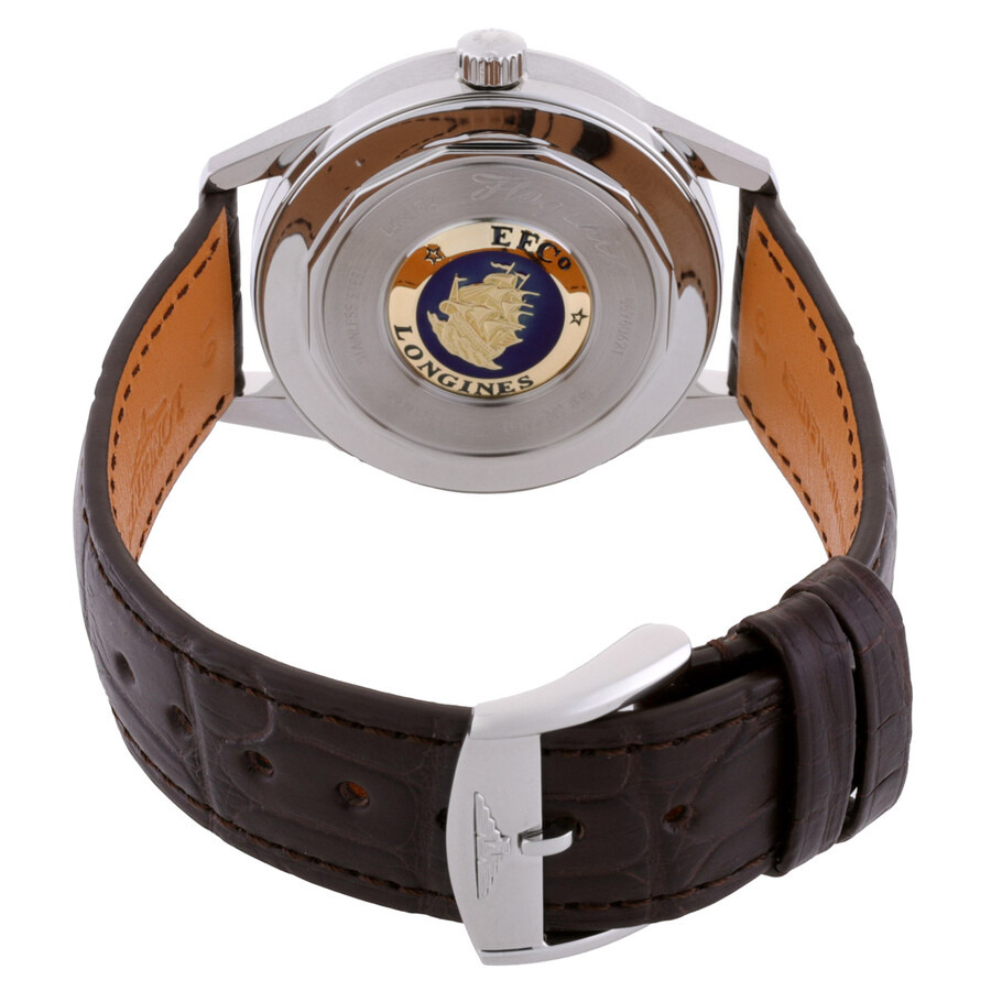 Longines Flagship Heritage Moonphase Automatic Moon Phase Brown Dial Men's Watch L4.815.4.62.2 - 3