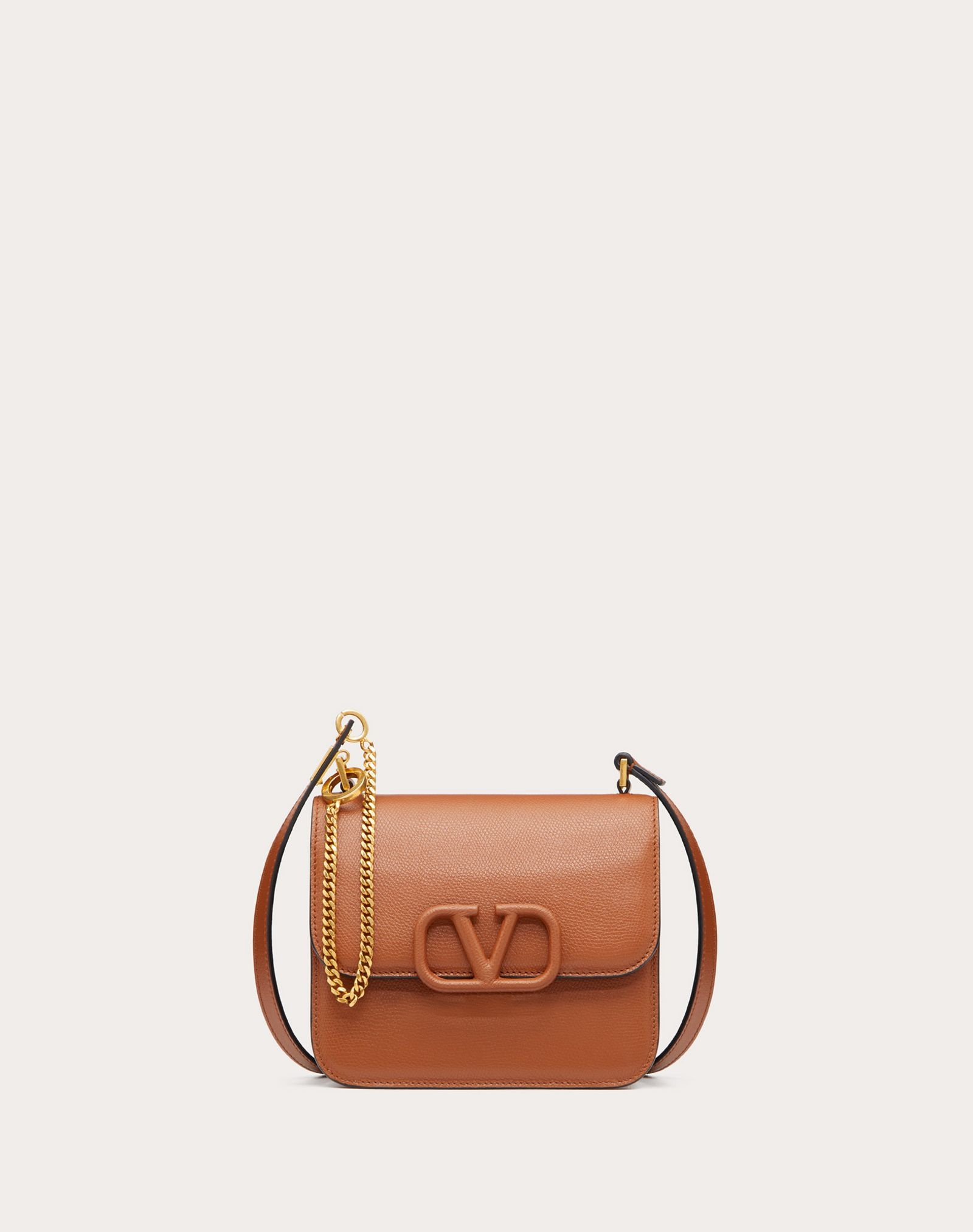 Small VSLING Grainy Calfskin Shoulder Bag - 1