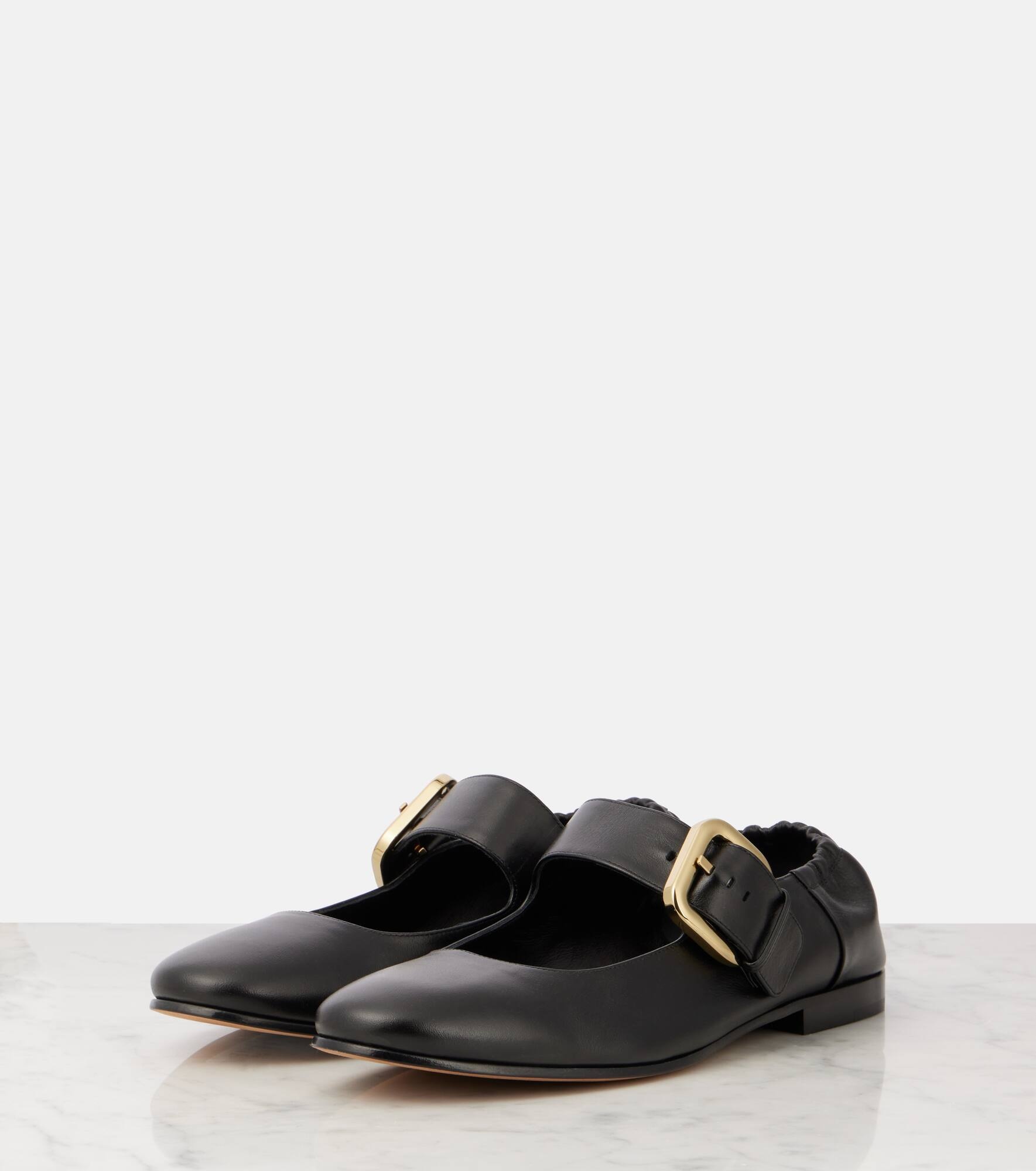 Astaire leather Mary Jane flats - 4