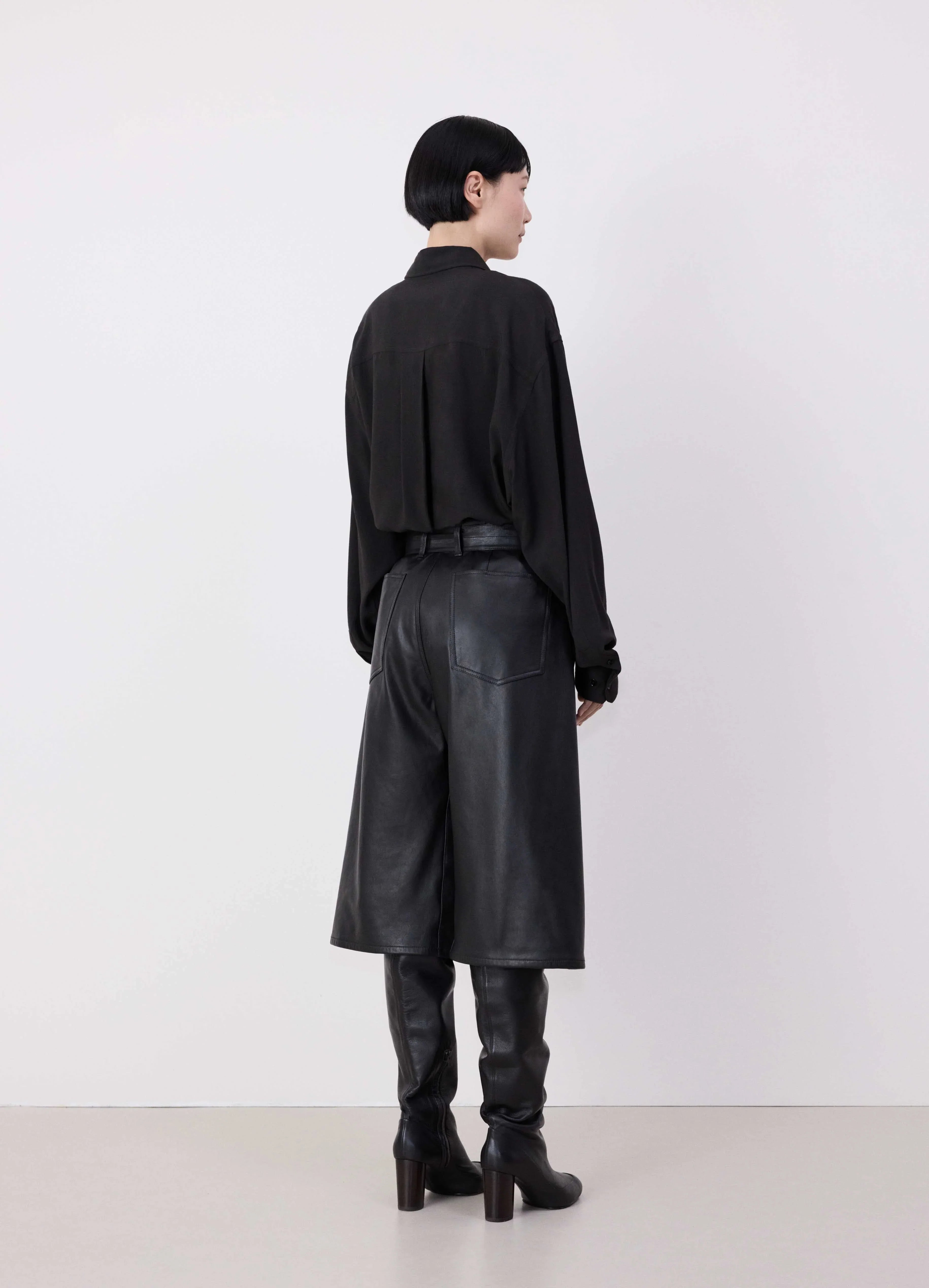 LONG SLEEVE FOULARD TOP - 8