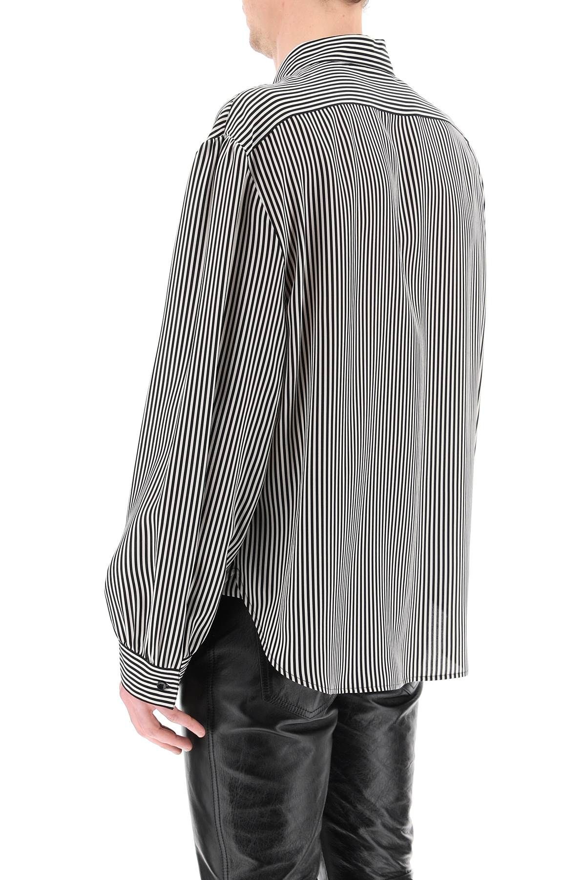 STRIPED SILK SHIRT - 4