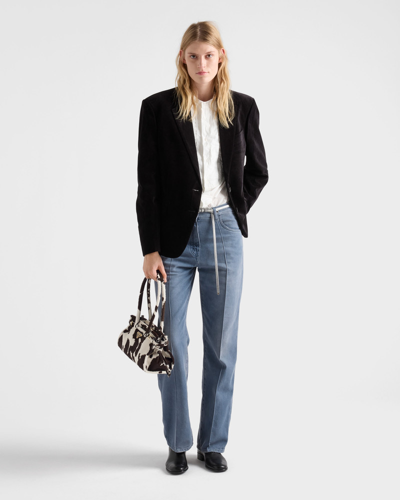 Prada Prada Bonnie medium printed leather handbag outlook