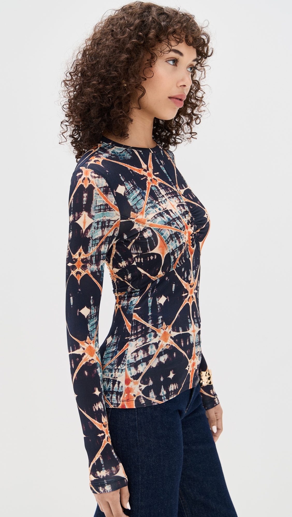Neri Long Sleeve Ruched Top - 3