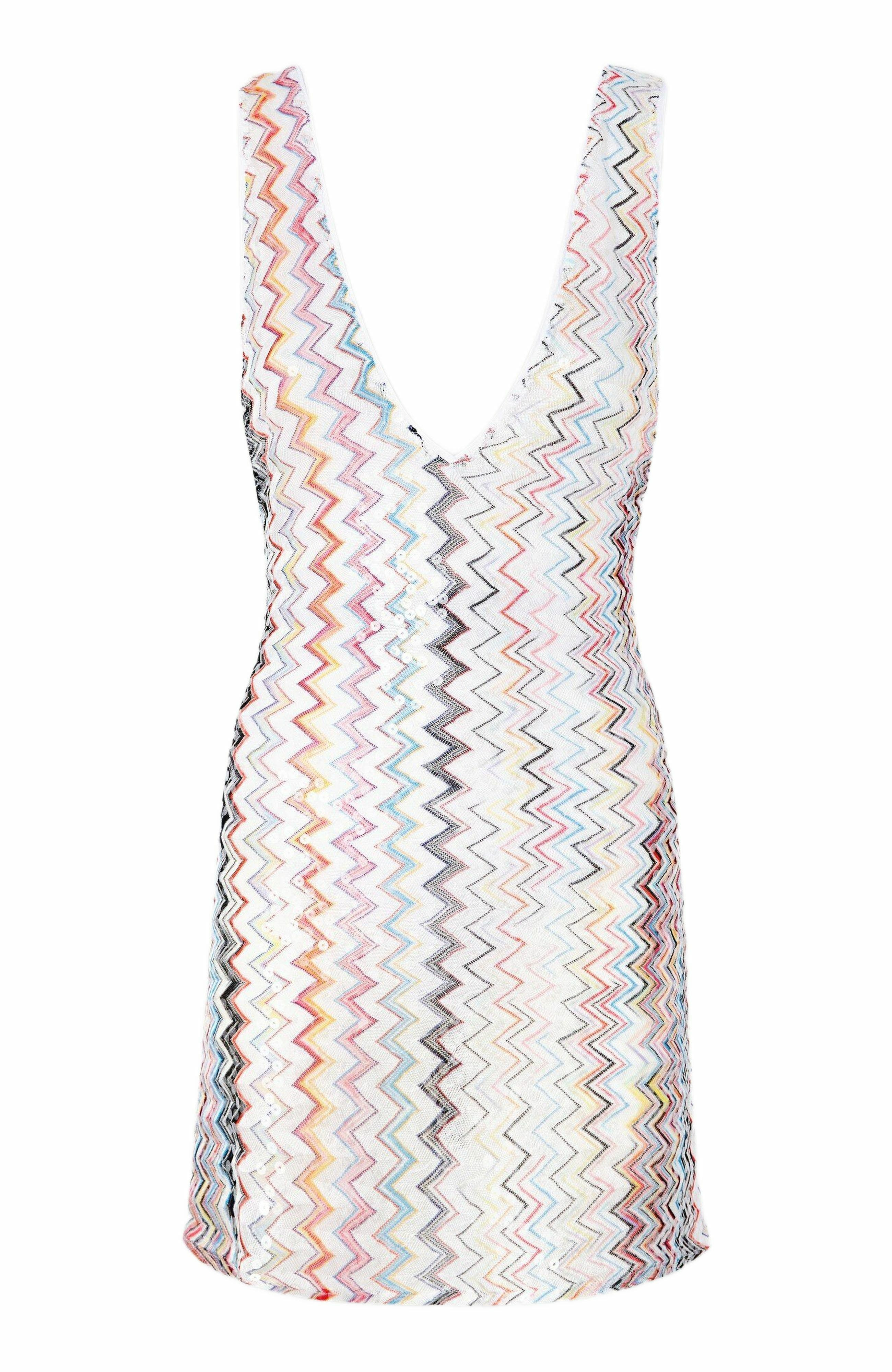 Missoni Short Cover-up With V-neck And Sequins in Multicoloured at Nordstrom - 4