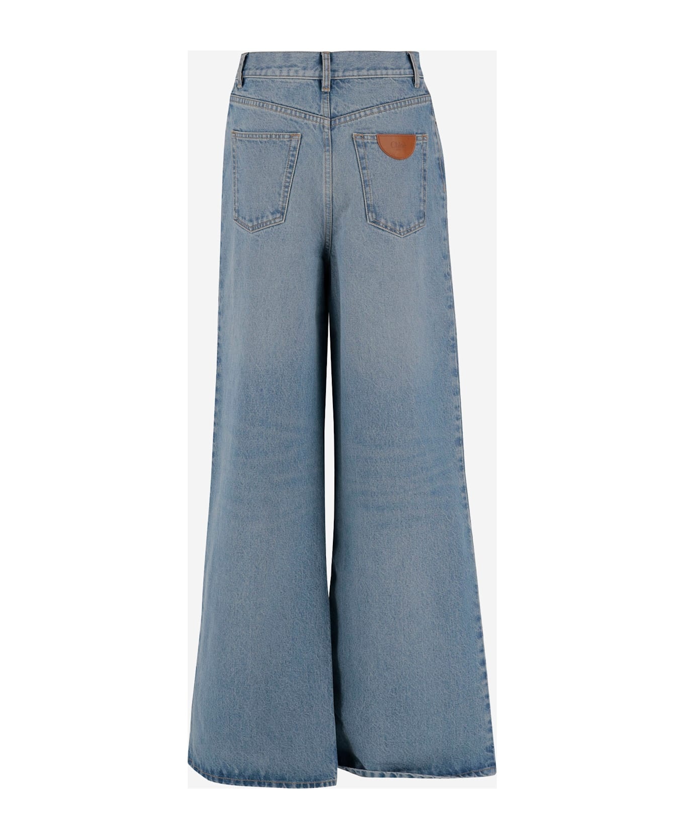 Wide-leg, High-waisted Jeans - 2