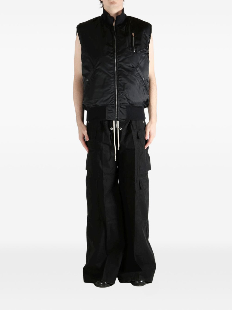 Rick Owens DRKSHDW zip sleeveless jacket outlook