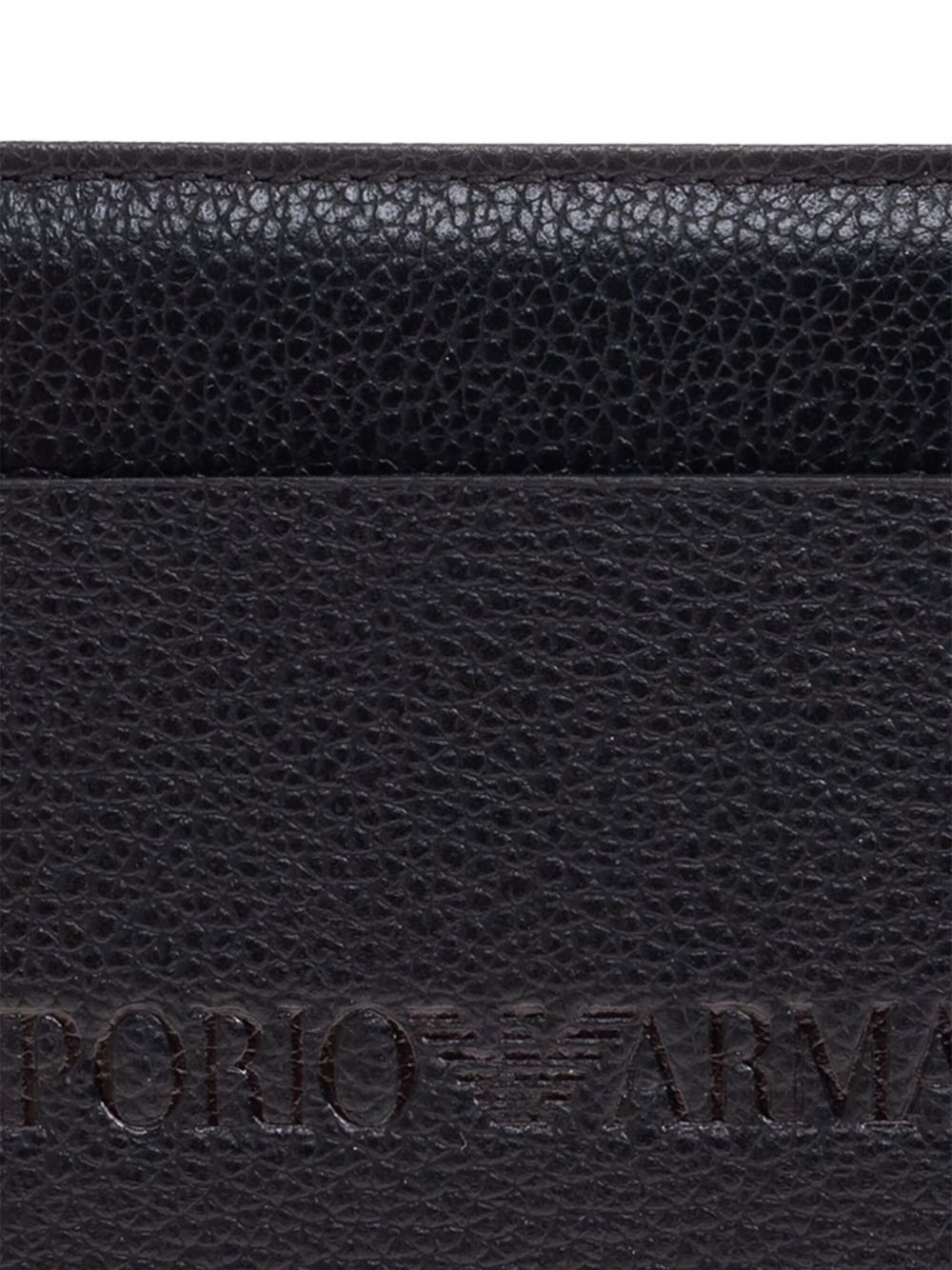embossed-logo leather wallet - 5